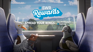 South Western Railway Spread your wings with SWR rewards Ad Commercial Brand Imagery Photoshoot 2