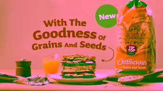 Tip Top Bakery New Tip Top Oatilicious TV Ad Commercial Brand Imagery Photoshoot 2