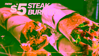 Taco Bell 5 Grilled Steak Burritos Taco Bell Canada Ad Commercial Brand Imagery Photoshoot 2