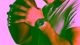 MOVADO CHRISTIANMCCAFFREY FW24 15s 16x9 FrontLogo Ad Commercial Brand Imagery Photoshoot 0