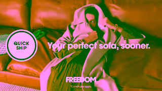 Freedom Furniture Your perfect sofa sooner Ad Commercial Brand Imagery Photoshoot 0