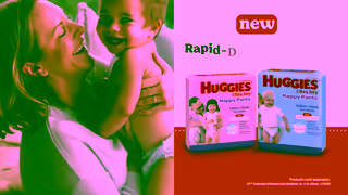 Huggies New Huggies Ultra Dry Nappy Pants now featuring RapidDry technology for superior dryness 15s Ad Commercial Brand Imagery Photoshoot 2