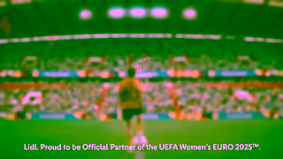 Lidl UEFA Womens EURO 2025 Never Stop Growing Ad Commercial Brand Imagery Photoshoot 2