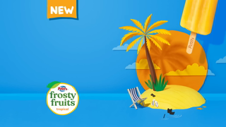 Peters Ice Cream Frosty Fruits Tropical 50 Less Sugar More Fun Ad Commercial Brand Imagery Photoshoot 0