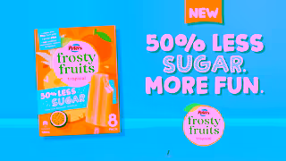 Peters Ice Cream Frosty Fruits Tropical 50 Less Sugar More Fun Ad Commercial Brand Imagery Photoshoot 2