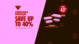 Canadian Tire Save up to 40 with Christmas Rush Ad Commercial Brand Imagery Photoshoot 0
