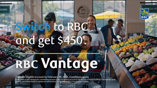 RBC Royal Bank Get 450 when you switch to RBC Ad Commercial Brand Imagery Photoshoot 1