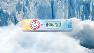 ARM & HAMMER ARM HAMMER Toothpaste Plus TheraBreath Breath Fresheners Defy Time 15s Ad Commercial Brand Imagery Photoshoot 1