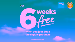 Bupa Bupa Domestic  6 weeks free  15 Bumper  Dec 23 Ad Commercial Brand Imagery Photoshoot 0