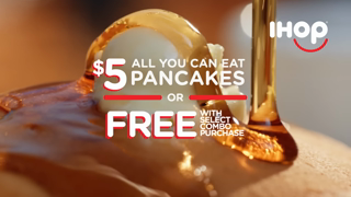 IHOP 5 All You Can Eat Pancakes IHOP Ad Commercial Brand Imagery Photoshoot 1