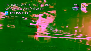 Nissan Hybrid car of the year Nissan Qashqai with ePOWER Fuelled by petrol driven by electric Ad Commercial Brand Imagery Photoshoot 1