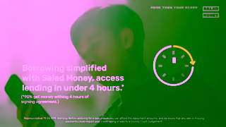 Salad Money Borrowing simplified with Salad Money Ad Commercial Brand Imagery Photoshoot 1