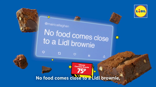 Lidl A Lidl love of Brownies Ad Commercial Brand Imagery Photoshoot 0