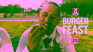 KFC KFCs Burger Feast Ad Commercial Brand Imagery Photoshoot 1
