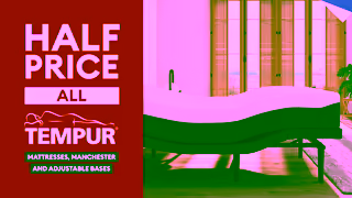 Bedshed Half Price TEMPUR Ends Sunday Bedshed Ad Commercial Brand Imagery Photoshoot 1