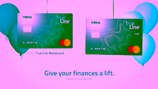 MBNA Give your Finances a Lift with MBNA True Line Mastercards with low interest rates Ad Commercial Brand Imagery Photoshoot 2