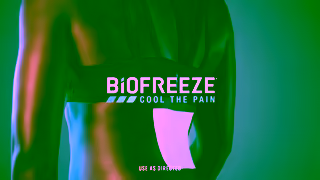 Biofreeze Cool your pain with Biofreeze Ad Commercial Brand Imagery Photoshoot 2