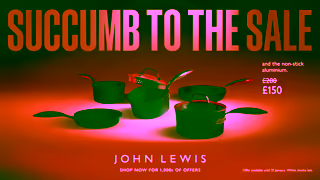John Lewis CF Winter Sale Succumb to the Sale Pans 6s Ad Commercial Brand Imagery Photoshoot 2
