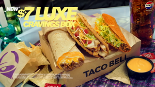 Taco Bell Luxe For Less 7 Luxe Cravings Box Commercial Taco Bell Ad Commercial Brand Imagery Photoshoot 0