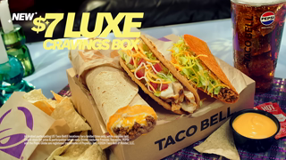 Taco Bell Luxe For Less 7 Luxe Cravings Box Commercial Taco Bell Ad Commercial Brand Imagery Photoshoot 1