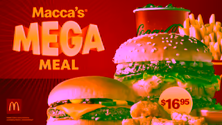 McDonalds Maccas Mega Meal Ad Commercial Brand Imagery Photoshoot 1