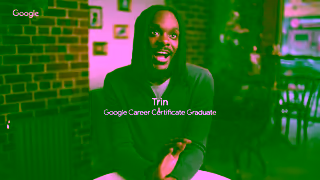 Google Career Certificates 2025 GCC YT Trin Testimonial VD1 15 16x9SLG Ad Commercial Brand Imagery Photoshoot 1
