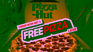 Pizza Hut Two words Free Pizza Ad Commercial Brand Imagery Photoshoot 0