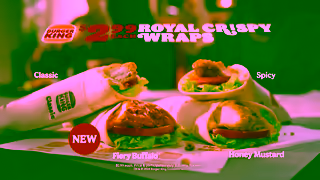 Burger King Bring on the Flavor 299 Royal Crispy Wraps Ad Commercial Brand Imagery Photoshoot 2