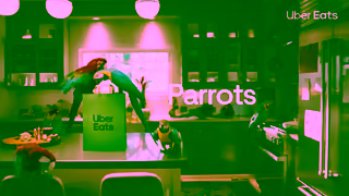 Uber Eats Parrots Carrots Get Almost Almost Anything Uber Eats Ad Commercial Brand Imagery Photoshoot 1