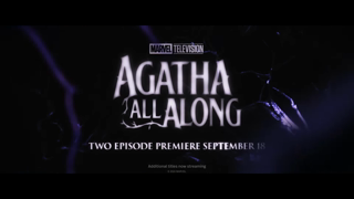 Marvel Agatha All Along Streaming September 18 on Disney Ad Commercial Brand Imagery Photoshoot 2