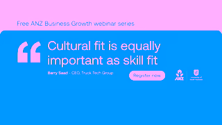 ANZ Free ANZ Business Growth webinar series Ad Commercial Brand Imagery Photoshoot 0