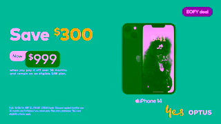 Optus Optus OPT0265EOFYiPhone14Save300PMAXVideo1920x1080 10s 30624 Ad Commercial Brand Imagery Photoshoot 2
