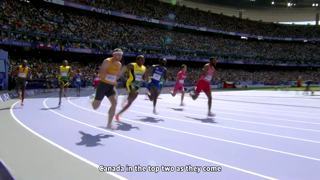 CBC Network Andre De Grasse helps Canada qualify for mens 4x100m final paris2024 Ad Commercial Brand Imagery Photoshoot 1