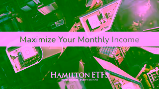 Hamilton ETFs Hamilton YIELD MAXIMIZER ETFs More Income Every Month from Hamilton ETFs Ad Commercial Brand Imagery Photoshoot 0