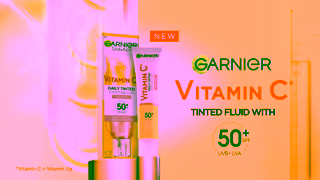 Garnier New Garnier Vitamin C Daily Tinted Fluid with SPF50 to instantly glow and reduce dark spots Ad Commercial Brand Imagery Photoshoot 0