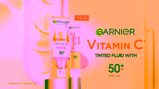 Garnier New Garnier Vitamin C Daily Tinted Fluid with SPF50 to instantly glow and reduce dark spots Ad Commercial Brand Imagery Photoshoot 2