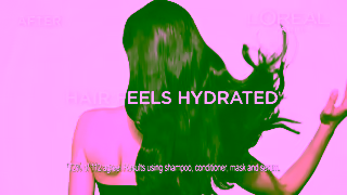 L'Oreal Paris Elvive Hydra Hyaluronic Haircare by LOral Paris Ad Commercial Brand Imagery Photoshoot 1