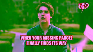 KitKat When your missing parcel finally finds its wayHAVE A BREAK HAVE A KITKAT Ad Commercial Brand Imagery Photoshoot 1