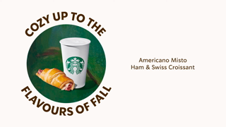 Starbucks That Feeling of Fall Cozy Up Ad Commercial Brand Imagery Photoshoot 1