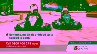 NZ Seniors Bucket List Go Karting Ad Commercial Brand Imagery Photoshoot 1