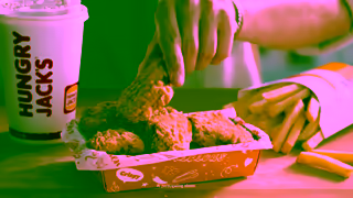 Hungry Jacks Hungry Jacks Jacks Fried Chicken Spicy Ribs at HJs Ad Commercial Brand Imagery Photoshoot 1