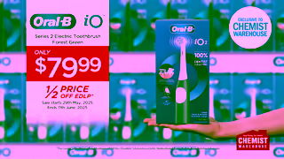 Chemist Warehouse Healthy Break OralB iO2 Ad Commercial Brand Imagery Photoshoot 1
