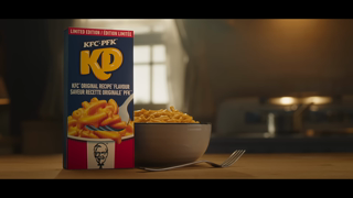 Kraft Dinner KFC x KD is here Ad Commercial Brand Imagery Photoshoot 2