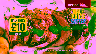 Iceland Foods HALF PRICE LAMB at Iceland The Food Warehouse Ad Commercial Brand Imagery Photoshoot 2
