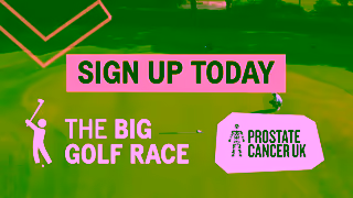 Prostate Cancer UK The Big Golf Race 2025 Ad Commercial Brand Imagery Photoshoot 2