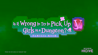 HIDIVE Is It Wrong To Try To Pick Up Girls in a Dungeon V War Games 15s HIDIVE Ad Commercial Brand Imagery Photoshoot 2