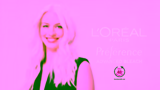L'Oreal Paris NEW PREFERENCE BLEACH BY LOREAL PARIS UP TO 9 LEVEL LIFT APPROVED BY OUR HAIRCOLOUR EXPERT Ad Commercial Brand Imagery Photoshoot 2