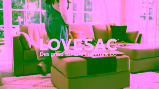 LoveSac Sactionals are washable and endlessly adaptable so youre free to live life on your terms Ad Commercial Brand Imagery Photoshoot 0