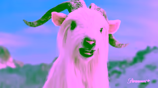 Paramount Plus A Mountain of Entertainment Goat Paramount Canada Ad Commercial Brand Imagery Photoshoot 2