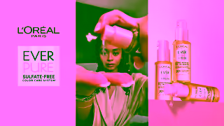 L'Oreal Paris EverPure Bond Repair OilinSerum Strengthen Protect from Heat Damage Ad Commercial Brand Imagery Photoshoot 1